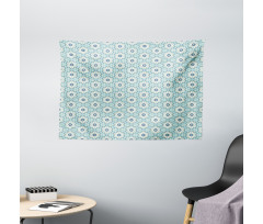 Floral Pastel Bouquet Wide Tapestry