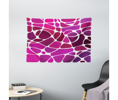 Abstract Mosaic Wide Tapestry