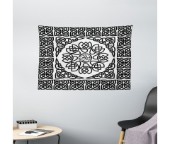 Filigree Abstract Knot Wide Tapestry