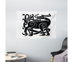 Samhain Celtic Deer Wide Tapestry