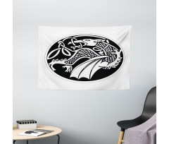 Astronomical Dragon Wide Tapestry