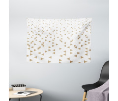 Triangle Composition Wide Tapestry