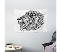 Wild Safari Animal Wide Tapestry