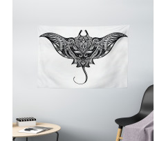Cramp Fish Style Wide Tapestry