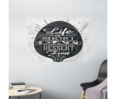 Creative Spoon Design Wide Tapestry