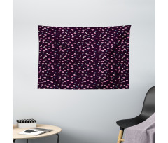 Yozakura Pattern Wide Tapestry