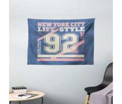 New York City Life Style Wide Tapestry