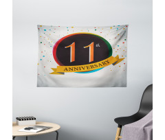 11 Year Retro Style Wide Tapestry