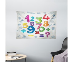 Math Signs Education Wide Tapestry