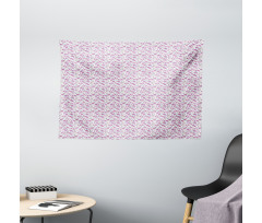 Magnolia Flower and Buds Wide Tapestry