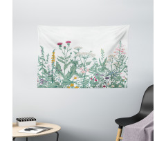 Cow Parsley Musk Mallow Wide Tapestry