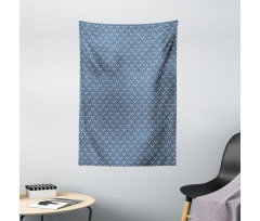 Doodle Triangle Print Tapestry