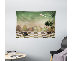 Puppynd Toy Plane Wide Tapestry