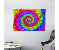 Contemporary Psychedelic Wide Tapestry