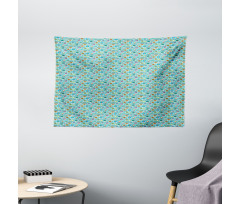 Travel Destinations Wide Tapestry