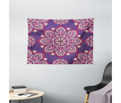 Colorful Design Wide Tapestry