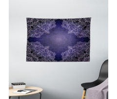 Floral Lacework Wide Tapestry