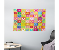 Kids Nursery Rhombus Wide Tapestry