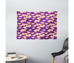 Indonesian Batik Hippie Wide Tapestry