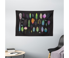 Autumn Forest Ecosystem Wide Tapestry
