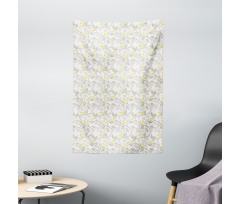 Abstract Lobed Leaves Tapestry