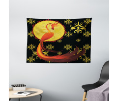Phoenix and Foolmoon Wide Tapestry