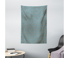 Round Shapes Squares Tapestry