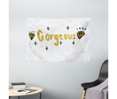 Word and Diamond Wide Tapestry