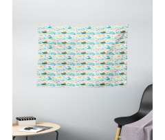 Sea Habitants and Sun Wide Tapestry