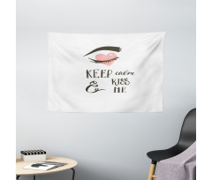 Popular Phrase Wide Tapestry