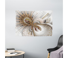 Abstract Fractal Art Wide Tapestry