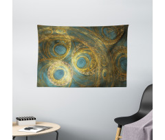 Abstract Surrealist Wide Tapestry