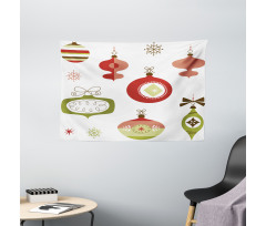 Joyful Wintertime Wide Tapestry