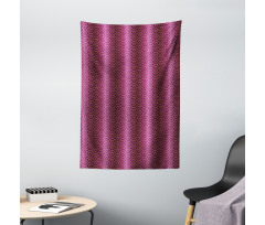 Zigzag and Hearts Tapestry