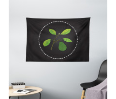 Alligator Pear Tree Wide Tapestry