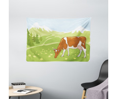 Alpine Meadow Nature Wide Tapestry
