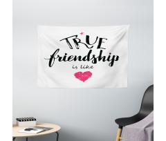 True Friendship and Heart Wide Tapestry