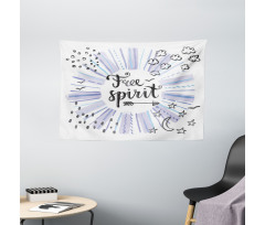 Starburst Free Spirit Wide Tapestry