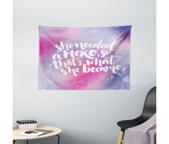 Theme Female Hero Wide Tapestry