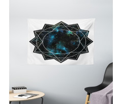 Polygonal Star Wide Tapestry