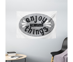 Expression Lettering Wide Tapestry