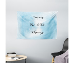 Watercolor Ombre Design Wide Tapestry