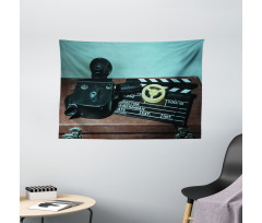 Camera Clapper Wide Tapestry