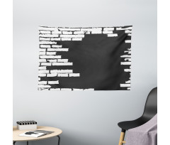Chalky Stencil Wide Tapestry
