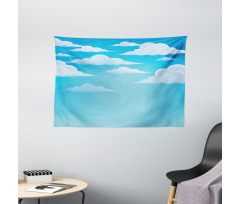 Dispersed Puffy Cumulus Wide Tapestry