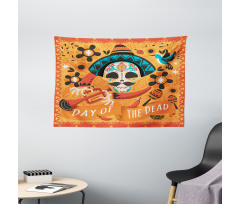 Trumpet Player Wide Tapestry