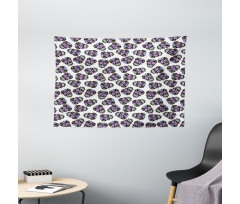 Calavera Skulls Wide Tapestry