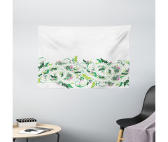 Border Style Ornament Wide Tapestry