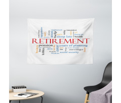 Word Cloud Concept Wide Tapestry