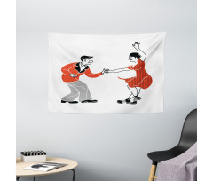 Retro Fashion Style Wide Tapestry